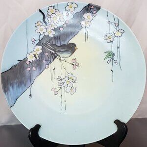 Antique Vintage Collectible Handpainted Plate w/Bluebird - signed May